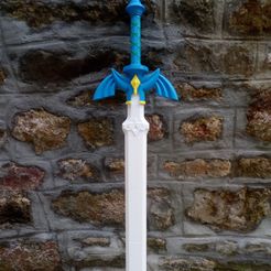 sword.jpg Descargar archivo STL gratis Master Sword sabor botw (sin pintar)・Modelo para la impresora 3D, lipki