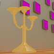 chandelier 3d print.PNG Candle holder