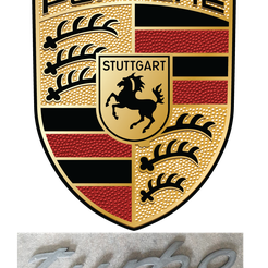 45326-Sticker-Porsche-Logo-TURBO.png PORSCHE ADDICTION : The badges of the models of the brand