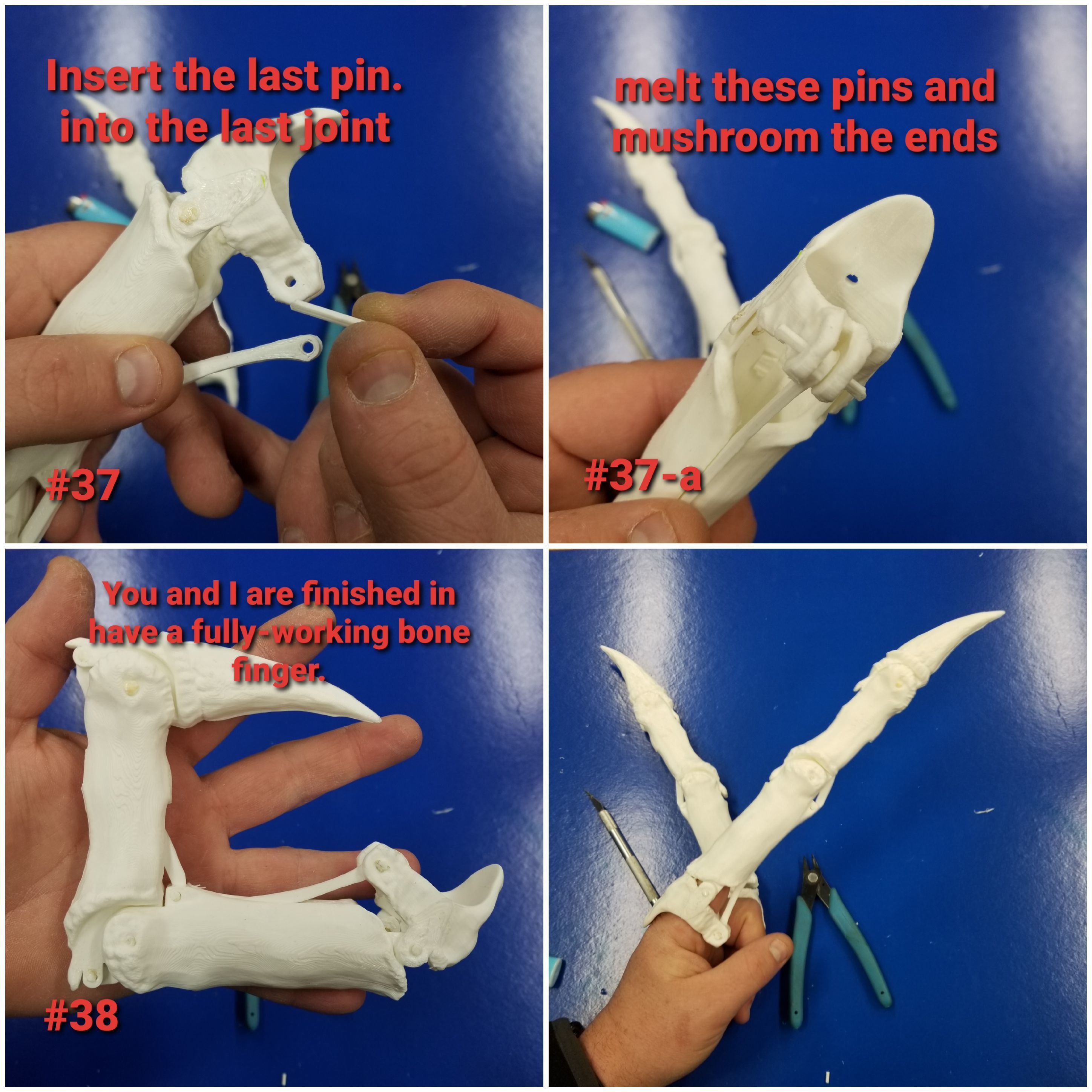 20200214_173456.jpg Archivo STL Dedo óseo actualizado・Modelo para descargar y imprimir en 3D, LittleTup