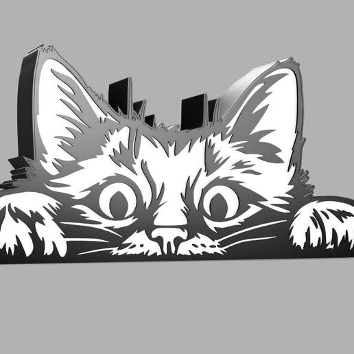 lamp kitten 3D model