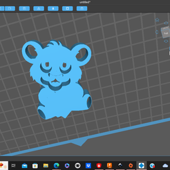 2023-02-05.png Free STL file little bear saint valentine・3D printing idea to download
