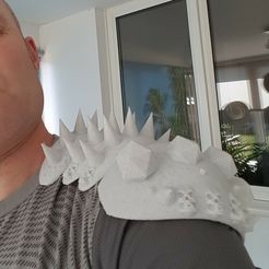20180927_145850.jpg Free 3D file WoW shoulder Armour・3D printing idea to download