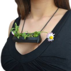 1.jpg Бесплатный STL файл Y'a du monde au balcon! Living necklace・3D-печатная модель для загрузки, leFabShop