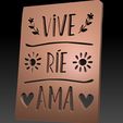 Vive_Rie_Ama-7.jpg Vive Rie Ama cuadro imprimible