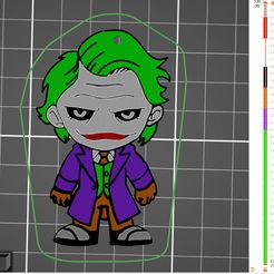 joker-1.jpg Archivo STL Llavero del Joker・Objeto para impresora 3D para descargar