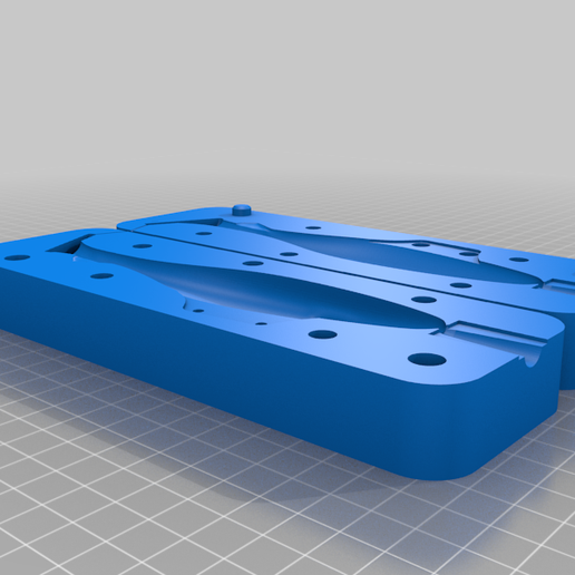 fishing lure mold - stealth swimmer 3D model