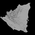 1.png Topographic Map of Nicaragua – 3D Terrain