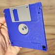 Back_Angle_2.jpg 💾Retro Floppy Disk -Scale 1:1- Micro SD Cards Organizer – Holds 12 Cards