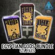 EGYPT-1.jpg Yu-Gi-Oh! Egyptian God Deck Box Bundle - Ra, Slifer, Obelisk - 3D Printable STL