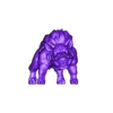 wildboar_B.stl Dwarf druid and wild boar - DnD