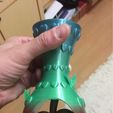 LE VASE COEURS ET FLEURS ET UN JOLI SNAIL, imprimés en place sans support