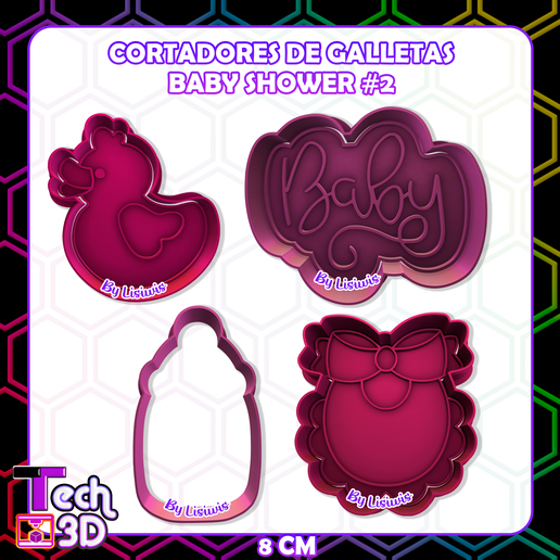 BABY SHOWER SET COOKIE CUTTER SET / BABY SHOWER SET COOKIE CUTTER