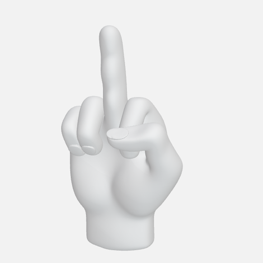 Middle Finger 3D model