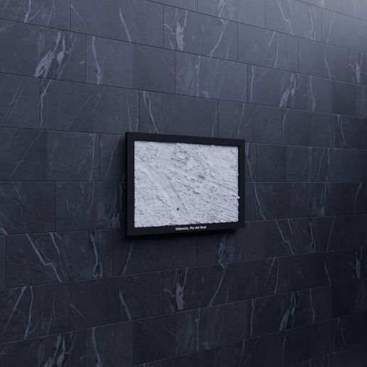 Valencia, Pla del Real, Spain - 3D Miniature