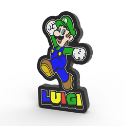 untitled.827.png LUIGI Mario Bros Luminária - Led Lampe