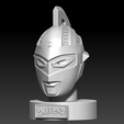 001.png Ultraman Seven Helmet - PRINTABLE 3D Model