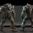 Rhino_from_MSM_concept_art.jpg Cosplay Armor - Rhino - Spider-man Villain 6ft tall - Playstation armor