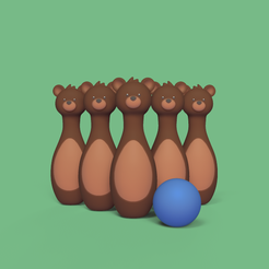 BearBowling3.png Fichier 3D Bowling des ours・Plan pour impression 3D à télécharger