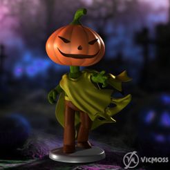 Jack_1.jpg STL file Halloween Pumpkin Jack・3D printer design to download