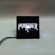PARED-PUNISHER.jpg Triangular USB table lamp with Gears of War, The punisher, UNSC, SHIELD theme