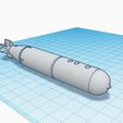 Mk13_Tinkercad.jpg 1/48 Scale Mk13 U.S. Navy Torpedo