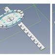 small-turntable-assembly.jpg 16,5 мм калибр 84 мм диаметр малый поворотный стол плоский плюс основание
