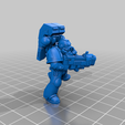2_PlasmaCannon.png Free STL file Angelic Space Soldiers with Heavy Weapons・Template to download and 3D print