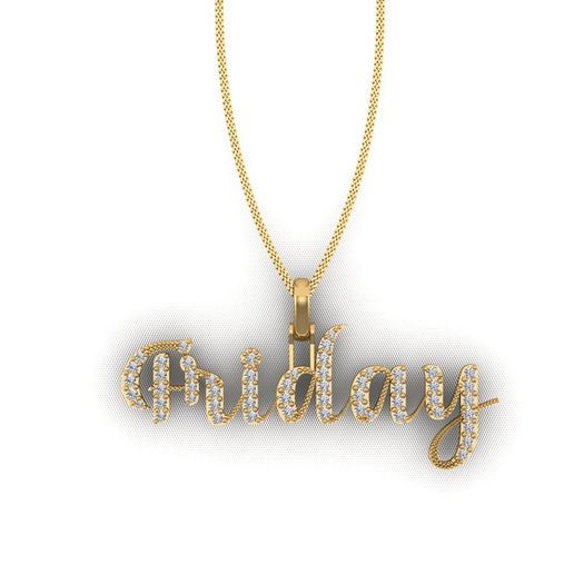 Friday Pendant 3D model