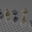 2020-02-11 (3).png 3d Printable Chubby Chess Set OBJ 3MF 3D model