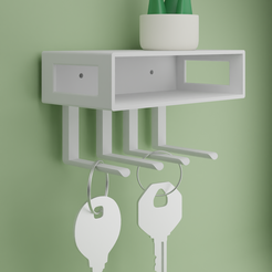 PortaLlaves3.png Multifunctional Key Holder and Organizer: Style and Functionality in One