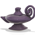 alladin-lamp v12-v3.png vessel vase magic aladdin lamp for gin for magic ritual for 3d-print or cnc