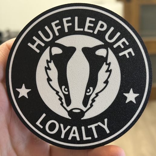 IMG_3605.jpg Hufflepuff loyalty coaster
