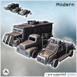 1-PREM.jpg Set of three post-apocalyptic vehicles with improvised armored truck and pickup (7) - Future Sci-Fi SF Post apocalyptic Tabletop Scifi 28mm 15mm 20mm Modern