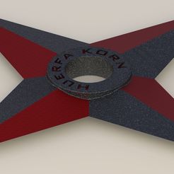 SHURIKEN-NARUTO-4-PUNTAS.jpg Fichier STL ARME SHURIKEN - NARUTO 4 BRANCHES・Plan imprimable en 3D à télécharger
