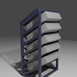 Front-render-with-blocks.png Bio Biological filtration Brick holder for aquarium - Support free