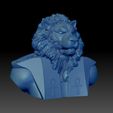 Shop1.jpg Mahes-God -Lion-Bust- STL-print-Model- High-Polygon