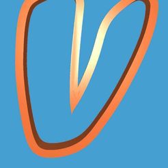 WhatsApp-Image-2021-03-22-at-9.52.49-PM.jpeg STL-Datei makeit alphabet v cookie cutter kostenlos・3D-Drucker-Modell zum herunterladen