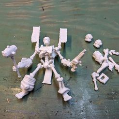 PXL_20230918_181347349.jpg STL-Datei Skelett-Actionfigur・Vorlage für 3D-Druck zum herunterladen