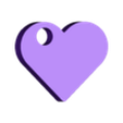 heart charm.stl Brick Heart Keychain