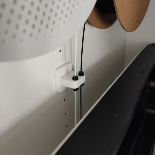 PTFE Tube Holder for PLATSA Cabinet – 3D Printer Filament Guide