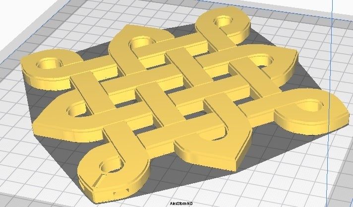 1.jpg Free STL file Celtic ornament・3D print design to download, AlexStormND