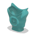 vase307-04-06-07 v2-03.png King coat vase cup vessel holder v307 for 3d-print or cnc