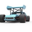 6.jpg Diecast Vintage Asphalt Modified stock car V2 with wing Scale 1:25