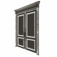 Wireframe-27.jpg Carved Door Classic 01601 Black
