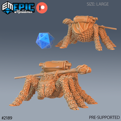 2189-Spider-Adventurer-Warlock-Large.png 3D file Spider Adventurer Warlock ‧ DnD Miniature ‧ Tabletop Miniatures ‧ Gaming Monster ‧ 3D Model ‧ RPG ‧ DnDminis ‧ STL FILE・3D printable model to download