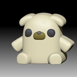 Pug.jpg Fichier STL SHAMPOING POUR CARLIN ET MOULE POUR POMPE À SAVON・Objet pour imprimante 3D à télécharger
