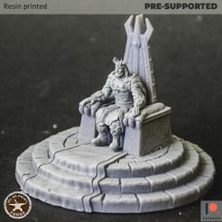 STL file Lord Grim Spear The King's avatar 🎨・3D print design to  download・Cults