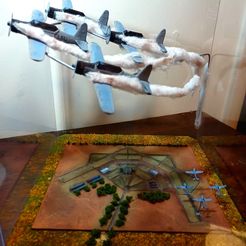 base1.jpg STL-Datei BT-13 WW2-Trainer und Flugplatz kostenlos・3D-druckbare Vorlage zum herunterladen