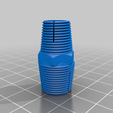 NEMA_8_cuttt_axle_10_O_coupler_petg.png Axle tapered thread_coupler 10-8 and 5-M6  also 6.35-10